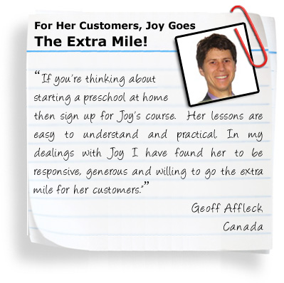 Start a Preschool Testimonial Start a Preschool Testimonial