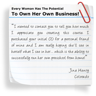 Start a Preschool Testimonial Start a Preschool Testimonial