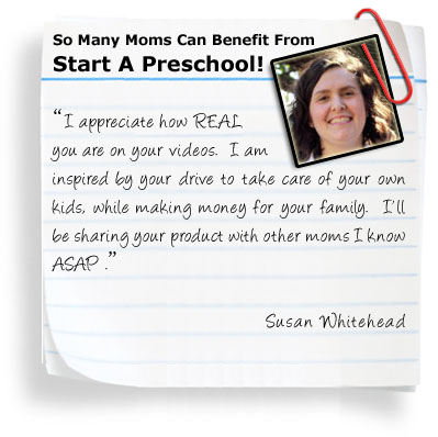 Start a Preschool Testimonial Start a Preschool Testimonial