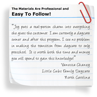 Start a Preschool Testimonial Start a Preschool Testimonial